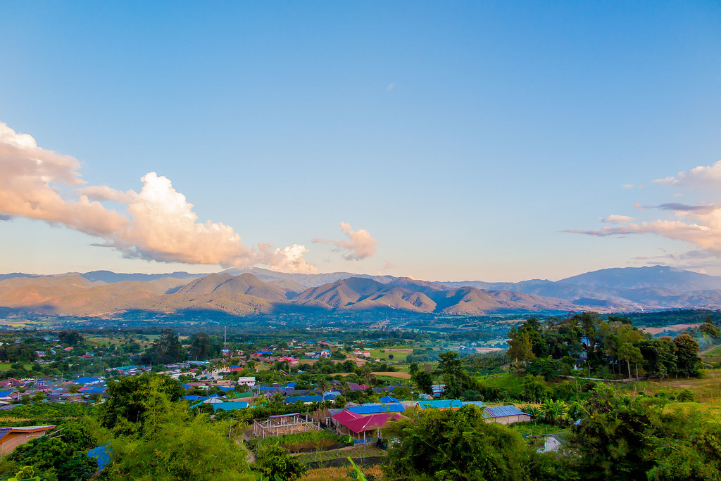 Pai village in Thailand